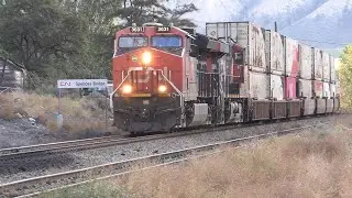 Skeena Pacific #2254 CN Containers West, Mile 74.8 Ashcroft  Sub,  Spences Bridge, BC   2024-10-09
