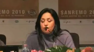 Sanremo 2010: Nino D'Angelo e Maria Nazionale in conferenza stampa