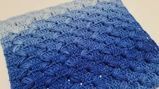 You Won't Believe How EASY This Crochet Stitch Is 🌟⭐🌟 Crochet Puff Vine Stitch Tutorial 🌿