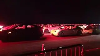 Tesla World Record Lightshow in Belgium, 1000+ Tesla's!