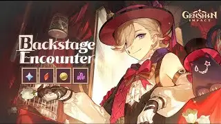 Lyney Web Event ( Backstage Encounter ) - [ Genshin Impact ]