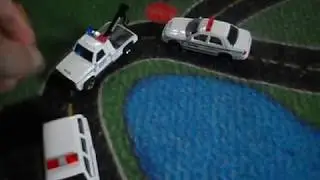 Matchbox Cars toy set/ NYPD police cars