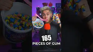How much GUM can I chew at once?! 👀 | 