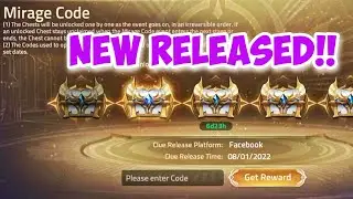 NEW RELEASE CODE 😻😻 - Mirage Code | Mobile Legends: Adventure