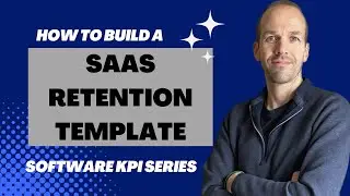 Retention Analysis - A Practical Spreadsheet Example #saas