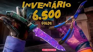 MONTANDO o INVENTÁRIO ROXO MAIS LINDO com 2 FACAS * fiquei apaixonado 😍 * ‹ P7GOD ›