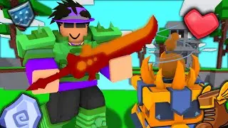 NEW ENCHANTS Made Me A HACKER! (Roblox Bedwars)