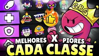 GLOWBERT BROKEN! TOP 3 BEST AND WORST BRAWLERS IN EACH CLASS! 