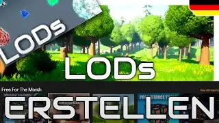 AUTO LODs ! | UE4 LOD Deutsch | Unreal Engine Static Mesh Deutsch | UE4 Tutorial Deutsch 