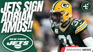 BREAKING: New York Jets Sign Adrian Amos! | 1 Year Contract, Up To $4 Million