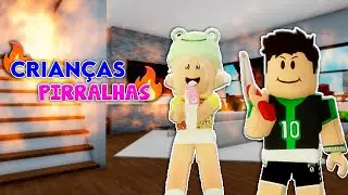 AS CRIANÇAS PIRRALHAS CHEGARAM APRONTANDO NO BROOKHAVEN! - Roblox