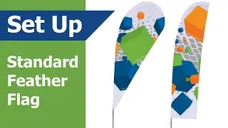 Standard Feather Flag: How to Setup- (Vispronet)
