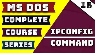 Learn || to Use || Ipconfig(Network) || Commands || in Ms Course || Complete Class on Part#16