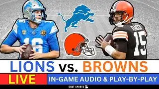 Lions vs. Browns Live Streaming Scoreboard, Play-By-Play, Game Audio & Highlights | NFL Week 4