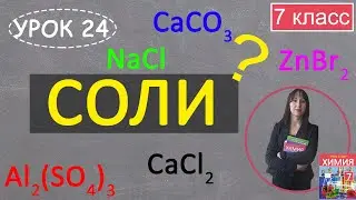 Соли. Урок 24. Химия 7 класс.