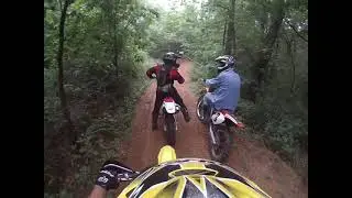 Old School. Play riding on the 06 RMZ450 at the Stillwater 500 with buddies.