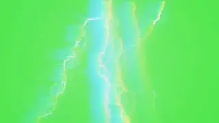 Lighting Thunder Strikes Green Screen Footage Free to use no copyright