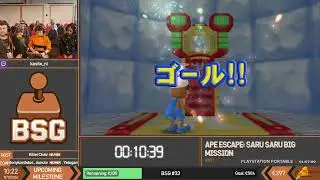 Ape Escape: Saru Saru Big Mission | Any% Speedrun by kasito | BSG Marathon 37