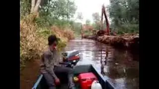 VC-16 Produksi Cuci kanal dengan 2 alat yang belum pernah dilakukan di pelalawan
