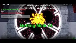 Getting mink v4 #bloxfruits #roblox #racev4