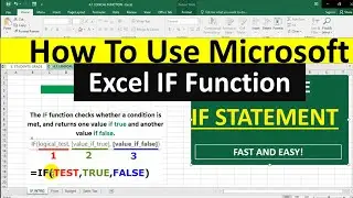 [Practical Examples] How To Use Microsoft Excel IF Function - Excel IF Statement