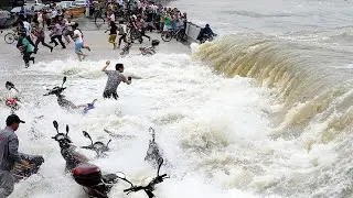 Qiantang River best time to watch the tidal bore 18th Aug by chinese lunar calendar