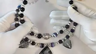 Колье чокер #handmadejewelry #stone #украшенияизкамней