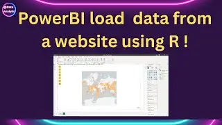 PowerBI and R beginners : Use R in Powerbi to load data from a webpage 