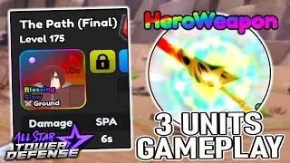 Enuma Raid w/ BUFFED 7Star Nagato (INSANELY OP!) 3 Units Gameplay | All Star Tower Defense Roblox