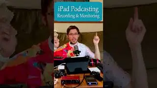 Why 2 iPad for podcasting set up? Mobile podcasting set up for iPads. #Shirts