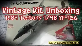 EPIC Vintage Kit Unboxing! 1984 Testors YF-12A Interceptor