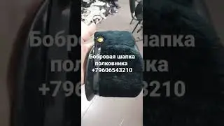 бобровая шапка полковника +79606543210