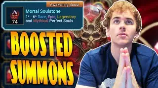 Opening ALL of my Soulstones for the Boosted Summons and 2x Sacred Shard Pulls