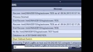 Libelle DBShadow for MaxDB: Switch-Over to Standby System