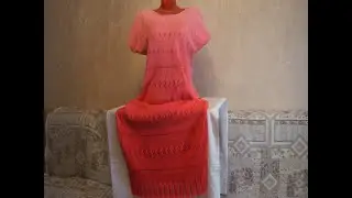 Платье летнее на одной фонтуре  (Alize bella ombre batik) Часть 2