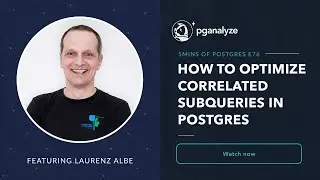 How to optimize correlated subqueries in Postgres