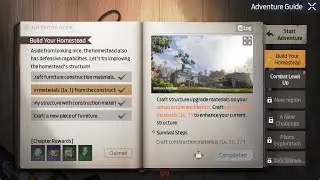 UNDAWN - [Adventure Guide] Craft Construction material - Upgrade your Homestead