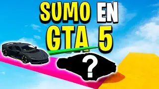 🤼NUEVO MINIJUEGO Divertidísimo!! Sumo con Coches Random en un GRAN Mapa - GTA 5 Online
