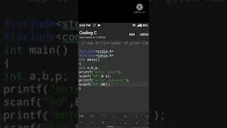 youtube short-program to find power ||wap to find power of given number using c
