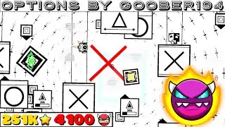😈4100 ДЕМОНОВ😈+⭐️251000 ЗВЁЗД⭐️Options by GOOBER194 - Максимально идеальный уровень! | Geometry Dash