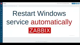 Restart Windows service automatically, Zabbix