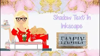 Shadow Knockout Text in Inkscape
