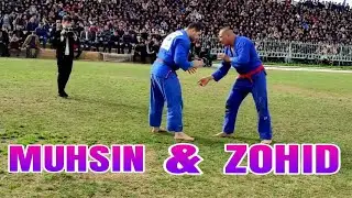 MUHSIN POLVON VA ZOHID POLVON KURASHI MUHSIN POLVONDAN GʻALABA @surxonuz7579