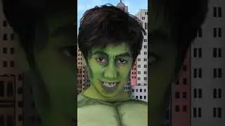 Hulk Face Paint | Easy Superhero Face Paint for Kids 