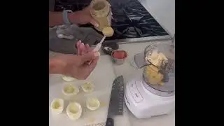 Smoked Salmon Deviled Eggs With Crispy Caper Over the Top