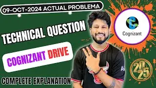 Cognizant Coding Round 2025 batch || 09- October 2024 || Actual Problems || Source Code