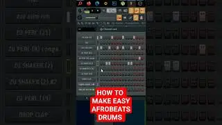 HOW TO MAKE AFROBEAT DRUMS IN FL 20 
