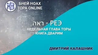 Недельная глава Торы - Парашат а-шавуа - "Реэ" 5784/2024. Дмитрий Калашник
