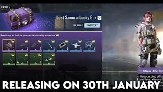 1ST BATTLE ROYALE ITEMS LUCKY BOX CODM SEASON 1 COD MOBILE S1