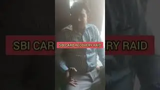 कैमरा देख भागने लगा😂 sbi card recovery raid | sbi card staff home visit | sbi card agent home visit